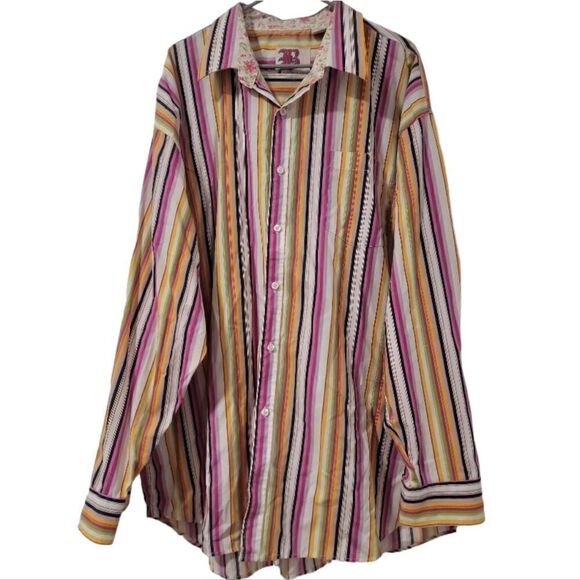 Brooklyn Express Striped Button Down - Picture 1 of 6